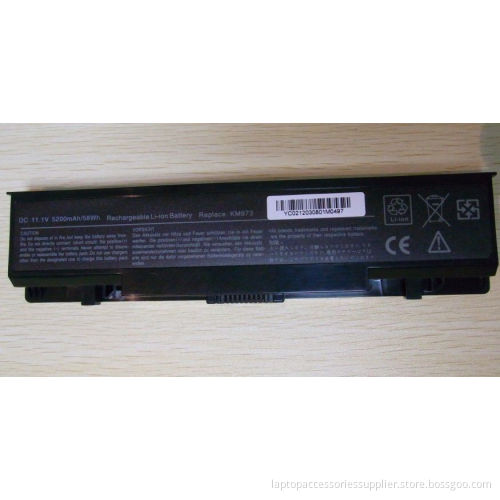 Black Km973 Li - Ion 14.8v Batteries For Dell Studio 1735 Series